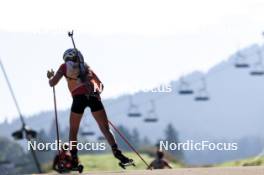 21.09.2024, Premanon, France (FRA): Undefined athlete competes - Biathlon Samse Summer Tour, sprint, Premanon (FRA). www.nordicfocus.com. © Manzoni/NordicFocus. Every downloaded picture is fee-liable.