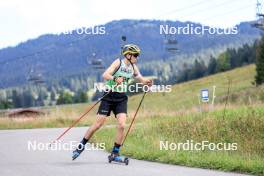 21.09.2024, Premanon, France (FRA): Jakob Richter (SUI) - Biathlon Samse Summer Tour, sprint, Premanon (FRA). www.nordicfocus.com. © Manzoni/NordicFocus. Every downloaded picture is fee-liable.