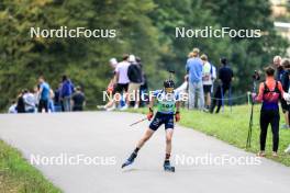 21.09.2024, Premanon, France (FRA): Valentin Lejeune (FRA) - Biathlon Samse Summer Tour, sprint, Premanon (FRA). www.nordicfocus.com. © Manzoni/NordicFocus. Every downloaded picture is fee-liable.