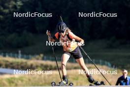 21.09.2024, Premanon, France (FRA): Charlie Burbaud (FRA) - Biathlon Samse Summer Tour, sprint, Premanon (FRA). www.nordicfocus.com. © Manzoni/NordicFocus. Every downloaded picture is fee-liable.