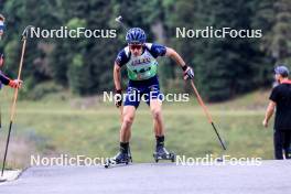 21.09.2024, Premanon, France (FRA): Quentin Fillon Maillet (FRA) - Biathlon Samse Summer Tour, sprint, Premanon (FRA). www.nordicfocus.com. © Manzoni/NordicFocus. Every downloaded picture is fee-liable.