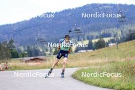 21.09.2024, Premanon, France (FRA): Valentin Lejeune (FRA) - Biathlon Samse Summer Tour, sprint, Premanon (FRA). www.nordicfocus.com. © Manzoni/NordicFocus. Every downloaded picture is fee-liable.