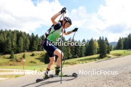 21.09.2024, Premanon, France (FRA): Lou Jeanmonnot (FRA) - Biathlon Samse Summer Tour, sprint, Premanon (FRA). www.nordicfocus.com. © Manzoni/NordicFocus. Every downloaded picture is fee-liable.