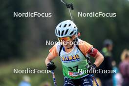 21.09.2024, Premanon, France (FRA): Anaelle Bondoux (FRA) - Biathlon Samse Summer Tour, sprint, Premanon (FRA). www.nordicfocus.com. © Manzoni/NordicFocus. Every downloaded picture is fee-liable.