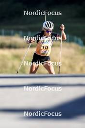 21.09.2024, Premanon, France (FRA): Jeanne Dautheville (FRA) - Biathlon Samse Summer Tour, sprint, Premanon (FRA). www.nordicfocus.com. © Manzoni/NordicFocus. Every downloaded picture is fee-liable.