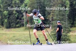 21.09.2024, Premanon, France (FRA): Sandro Bovisi (SUI) - Biathlon Samse Summer Tour, sprint, Premanon (FRA). www.nordicfocus.com. © Manzoni/NordicFocus. Every downloaded picture is fee-liable.