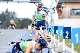 21.09.2024, Premanon, France (FRA): Voldiya Galmace Paulin (FRA) - Biathlon Samse Summer Tour, sprint, Premanon (FRA). www.nordicfocus.com. © Manzoni/NordicFocus. Every downloaded picture is fee-liable.