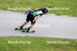 21.09.2024, Premanon, France (FRA): Lou Jeanmonnot (FRA) - Biathlon Samse Summer Tour, sprint, Premanon (FRA). www.nordicfocus.com. © Manzoni/NordicFocus. Every downloaded picture is fee-liable.