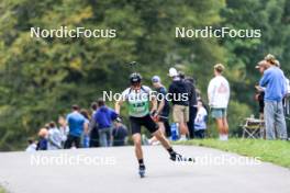 21.09.2024, Premanon, France (FRA): Sandro Bovisi (SUI) - Biathlon Samse Summer Tour, sprint, Premanon (FRA). www.nordicfocus.com. © Manzoni/NordicFocus. Every downloaded picture is fee-liable.