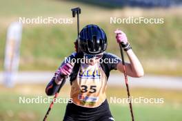 21.09.2024, Premanon, France (FRA): Norah Lesage (FRA) - Biathlon Samse Summer Tour, sprint, Premanon (FRA). www.nordicfocus.com. © Manzoni/NordicFocus. Every downloaded picture is fee-liable.