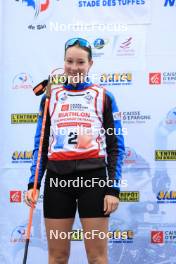 21.09.2024, Premanon, France (FRA): Amandine Mengin (FRA) - Biathlon Samse Summer Tour, sprint, Premanon (FRA). www.nordicfocus.com. © Manzoni/NordicFocus. Every downloaded picture is fee-liable.