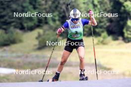 21.09.2024, Premanon, France (FRA): Lola Gilbert Jeanselme (FRA) - Biathlon Samse Summer Tour, sprint, Premanon (FRA). www.nordicfocus.com. © Manzoni/NordicFocus. Every downloaded picture is fee-liable.