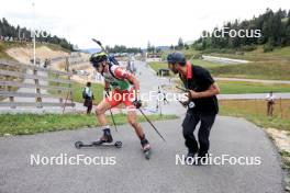 21.09.2024, Premanon, France (FRA): Benjamin De Grimaudet De Rochebouet (FRA) - Biathlon Samse Summer Tour, sprint, Premanon (FRA). www.nordicfocus.com. © Manzoni/NordicFocus. Every downloaded picture is fee-liable.