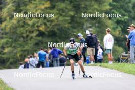 21.09.2024, Premanon, France (FRA): Sandro Bovisi (SUI) - Biathlon Samse Summer Tour, sprint, Premanon (FRA). www.nordicfocus.com. © Manzoni/NordicFocus. Every downloaded picture is fee-liable.