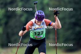 21.09.2024, Premanon, France (FRA): James Pacal (SUI) - Biathlon Samse Summer Tour, sprint, Premanon (FRA). www.nordicfocus.com. © Manzoni/NordicFocus. Every downloaded picture is fee-liable.