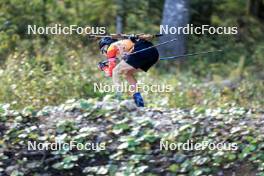 21.09.2024, Premanon, France (FRA): Tom Arens (BEL) - Biathlon Samse Summer Tour, sprint, Premanon (FRA). www.nordicfocus.com. © Manzoni/NordicFocus. Every downloaded picture is fee-liable.