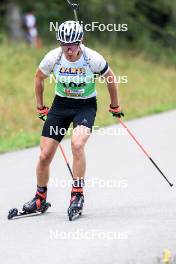 21.09.2024, Premanon, France (FRA): Janis Keller (SUI) - Biathlon Samse Summer Tour, sprint, Premanon (FRA). www.nordicfocus.com. © Manzoni/NordicFocus. Every downloaded picture is fee-liable.