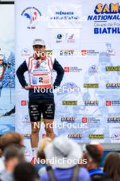 21.09.2024, Premanon, France (FRA): Antonin Guigonnat (FRA) - Biathlon Samse Summer Tour, sprint, Premanon (FRA). www.nordicfocus.com. © Manzoni/NordicFocus. Every downloaded picture is fee-liable.