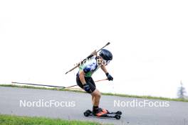 21.09.2024, Premanon, France (FRA): Tom Smith (GBR) - Biathlon Samse Summer Tour, sprint, Premanon (FRA). www.nordicfocus.com. © Manzoni/NordicFocus. Every downloaded picture is fee-liable.