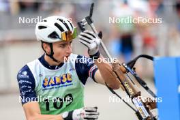 21.09.2024, Premanon, France (FRA): Eric Perrot (FRA) - Biathlon Samse Summer Tour, sprint, Premanon (FRA). www.nordicfocus.com. © Manzoni/NordicFocus. Every downloaded picture is fee-liable.