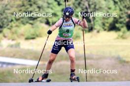 21.09.2024, Premanon, France (FRA): Chloe Chevalier (FRA) - Biathlon Samse Summer Tour, sprint, Premanon (FRA). www.nordicfocus.com. © Manzoni/NordicFocus. Every downloaded picture is fee-liable.