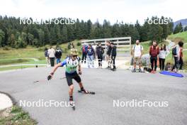 21.09.2024, Premanon, France (FRA): Loris Maier (SUI) - Biathlon Samse Summer Tour, sprint, Premanon (FRA). www.nordicfocus.com. © Manzoni/NordicFocus. Every downloaded picture is fee-liable.