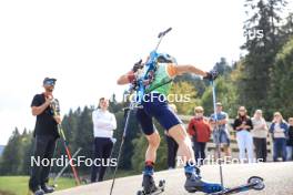 21.09.2024, Premanon, France (FRA): Anaelle Bondoux (FRA) - Biathlon Samse Summer Tour, sprint, Premanon (FRA). www.nordicfocus.com. © Manzoni/NordicFocus. Every downloaded picture is fee-liable.