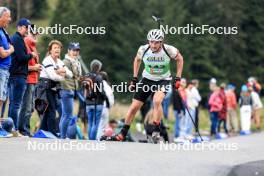 21.09.2024, Premanon, France (FRA): Fabien Claude (FRA) - Biathlon Samse Summer Tour, sprint, Premanon (FRA). www.nordicfocus.com. © Manzoni/NordicFocus. Every downloaded picture is fee-liable.