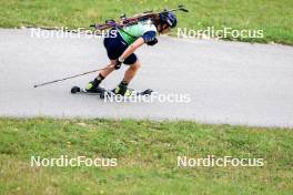 21.09.2024, Premanon, France (FRA): Lou Jeanmonnot (FRA) - Biathlon Samse Summer Tour, sprint, Premanon (FRA). www.nordicfocus.com. © Manzoni/NordicFocus. Every downloaded picture is fee-liable.