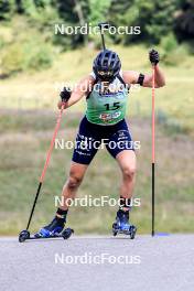 21.09.2024, Premanon, France (FRA): Julia Simon (FRA) - Biathlon Samse Summer Tour, sprint, Premanon (FRA). www.nordicfocus.com. © Manzoni/NordicFocus. Every downloaded picture is fee-liable.