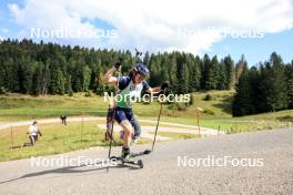 21.09.2024, Premanon, France (FRA): Lou Jeanmonnot (FRA) - Biathlon Samse Summer Tour, sprint, Premanon (FRA). www.nordicfocus.com. © Manzoni/NordicFocus. Every downloaded picture is fee-liable.