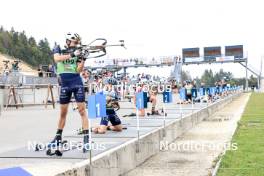 21.09.2024, Premanon, France (FRA): Eric Perrot (FRA) - Biathlon Samse Summer Tour, sprint, Premanon (FRA). www.nordicfocus.com. © Manzoni/NordicFocus. Every downloaded picture is fee-liable.