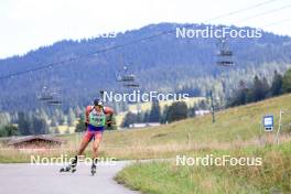 21.09.2024, Premanon, France (FRA): Lubin Amiotte (FRA) - Biathlon Samse Summer Tour, sprint, Premanon (FRA). www.nordicfocus.com. © Manzoni/NordicFocus. Every downloaded picture is fee-liable.