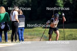 21.09.2024, Premanon, France (FRA): Alexandre Breton (FRA) - Biathlon Samse Summer Tour, sprint, Premanon (FRA). www.nordicfocus.com. © Manzoni/NordicFocus. Every downloaded picture is fee-liable.