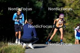 21.09.2024, Premanon, France (FRA): Marion Rat-Patron (FRA) - Biathlon Samse Summer Tour, sprint, Premanon (FRA). www.nordicfocus.com. © Manzoni/NordicFocus. Every downloaded picture is fee-liable.