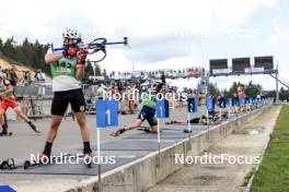 21.09.2024, Premanon, France (FRA): Fabien Claude (FRA) - Biathlon Samse Summer Tour, sprint, Premanon (FRA). www.nordicfocus.com. © Manzoni/NordicFocus. Every downloaded picture is fee-liable.