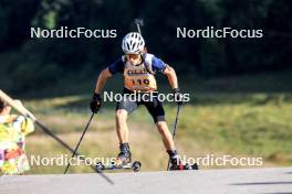 21.09.2024, Premanon, France (FRA): Alexis Fine (FRA) - Biathlon Samse Summer Tour, sprint, Premanon (FRA). www.nordicfocus.com. © Manzoni/NordicFocus. Every downloaded picture is fee-liable.