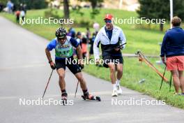 21.09.2024, Premanon, France (FRA): Dajan Danuser (SUI) - Biathlon Samse Summer Tour, sprint, Premanon (FRA). www.nordicfocus.com. © Manzoni/NordicFocus. Every downloaded picture is fee-liable.