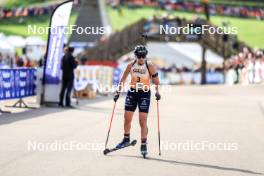 20.10.2024, Arcon, France (FRA): Julia Simon (FRA) - Biathlon Samse Summer Tour, pursuit, Arcon (FRA). www.nordicfocus.com. © Manzoni/NordicFocus. Every downloaded picture is fee-liable.