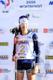 20.10.2024, Arcon, France (FRA): Voldiya Galmace Paulin (FRA) - Biathlon Samse Summer Tour, pursuit, Arcon (FRA). www.nordicfocus.com. © Manzoni/NordicFocus. Every downloaded picture is fee-liable.