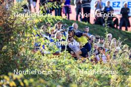 20.10.2024, Arcon, France (FRA): Quentin Fillon Maillet (FRA) - Biathlon Samse Summer Tour, pursuit, Arcon (FRA). www.nordicfocus.com. © Manzoni/NordicFocus. Every downloaded picture is fee-liable.