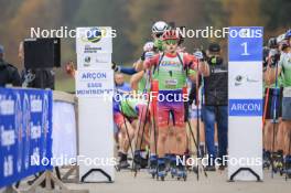 20.10.2024, Arcon, France (FRA): Augustin Remonnay (FRA) - Biathlon Samse Summer Tour, pursuit, Arcon (FRA). www.nordicfocus.com. © Manzoni/NordicFocus. Every downloaded picture is fee-liable.