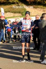 20.10.2024, Arcon, France (FRA): Quentin Fillon Maillet (FRA) - Biathlon Samse Summer Tour, pursuit, Arcon (FRA). www.nordicfocus.com. © Manzoni/NordicFocus. Every downloaded picture is fee-liable.