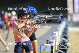 20.10.2024, Arcon, France (FRA): Alice Dusserre (FRA) - Biathlon Samse Summer Tour, pursuit, Arcon (FRA). www.nordicfocus.com. © Manzoni/NordicFocus. Every downloaded picture is fee-liable.