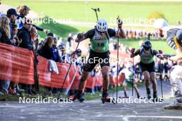 20.10.2024, Arcon, France (FRA): Edgar Geny (FRA) - Biathlon Samse Summer Tour, pursuit, Arcon (FRA). www.nordicfocus.com. © Manzoni/NordicFocus. Every downloaded picture is fee-liable.