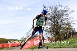 20.10.2024, Arcon, France (FRA): Adeis Hanot (FRA) - Biathlon Samse Summer Tour, pursuit, Arcon (FRA). www.nordicfocus.com. © Manzoni/NordicFocus. Every downloaded picture is fee-liable.