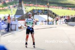 20.10.2024, Arcon, France (FRA): Fabien Claude (FRA) - Biathlon Samse Summer Tour, pursuit, Arcon (FRA). www.nordicfocus.com. © Manzoni/NordicFocus. Every downloaded picture is fee-liable.