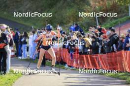 20.10.2024, Arcon, France (FRA): Hanna Back (GER) - Biathlon Samse Summer Tour, pursuit, Arcon (FRA). www.nordicfocus.com. © Manzoni/NordicFocus. Every downloaded picture is fee-liable.