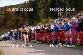 20.10.2024, Arcon, France (FRA): Amandine Mengin (FRA) - Biathlon Samse Summer Tour, pursuit, Arcon (FRA). www.nordicfocus.com. © Manzoni/NordicFocus. Every downloaded picture is fee-liable.