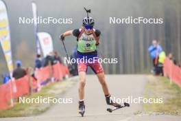 20.10.2024, Arcon, France (FRA): Joe Guinchard (FRA) - Biathlon Samse Summer Tour, pursuit, Arcon (FRA). www.nordicfocus.com. © Manzoni/NordicFocus. Every downloaded picture is fee-liable.